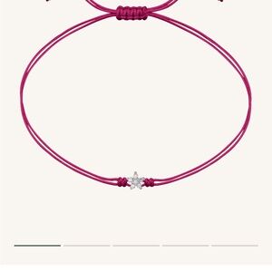 Magal Diamond Flower String of Love Bracelet New